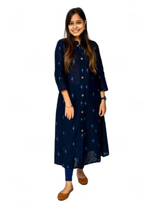 Dark Blue Kurti For Womens